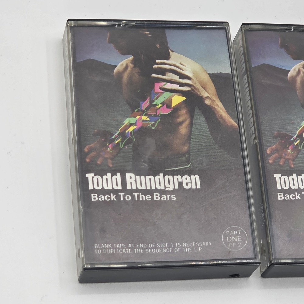 Todd Rundgren Back to the Bars Cassette Tape Double Album Original Press Vintage - Picture 2 of 7